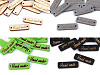 Wooden Tag Hand made 10x30 mm