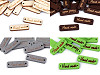 Drevená ceduľka / ozdoba Handmade 10x30 mm