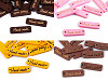 Etykietka / metka drewniana Hand made 10x30 mm