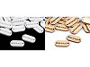Étiquette en bois « Hand made », 11 x 23 mm