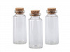 Glass Vials / Mini Glass Jars, Bottles with Cork 30x70 mm