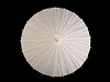 Natural White Paper Parasol, Bamboo Handle Ø38.5 cm