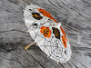 Natural White Paper Parasol, Bamboo Handle Ø38.5 cm
