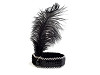 Party Sequin Headband with Feather Retro 1920s Flapper