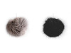 Imitation Fur Pom Pom for Hats Ø7-9 cm