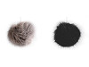 Pompon z futerka sztucznego Ø7 - 9 cm