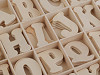 Self-adhesive Wood Letters in a Storage Box