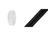 Chiusura lampo, in nylon, continua, numero 3