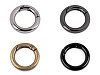 Spring O Rings, Round Spring Clips / Keyrings Ø18 mm