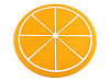 Silikonová podložka citrón, pomeranč, meloun, kiwi, jahoda Ø9 cm