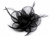Brooch Flower with Feathers