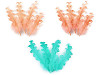 Plumas de ganso rizadas, largo 12-18 cm