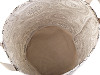 Natural Linen / Flax Canvas Laundry Bag / Hamper 35x44 cm
