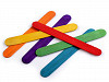 Wooden Crafting Spatula / Popsicle Sticks 1.8x15 cm Colorful
