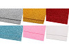 Láminas de espuma Moosgummi para manualidades con purpurina 20x30 cm