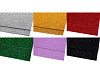 Láminas de espuma Moosgummi para manualidades con purpurina 20x30 cm