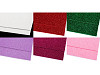Pěnová guma Moosgummi s glitry 20x30 cm