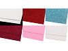 Schaumgummi Moosgummi mit Glitzer 20x30 cm