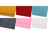 Schaumgummi Moosgummi mit Glitzer 20x30 cm