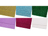 Láminas de espuma Moosgummi para manualidades con purpurina 20x30 cm