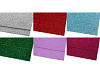 Schaumgummi Moosgummi mit Glitzer 20x30 cm