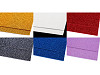 Láminas de espuma Moosgummi para manualidades con purpurina 20x30 cm