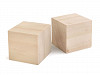 Drewniana kostka - półprodukt 4x4 cm