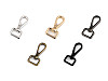 Metal Snap Swivel Hook / Carabiner, fits 15 mm strap