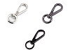Metal Snap Swivel Hook / Carabiner, fits 12 mm strap
