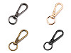 Metal Snap Swivel Hook / Carabiner, fits 12 mm strap