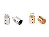 Tappi metallici per cordoncino, Ø 14 mm