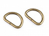 D-Ring Halbring Breite 25 mm für Lederware