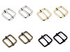 Hebilla cuadrada deslizante ajustable, ancho 20 mm