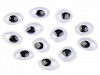 Plastic Wiggle Eyes Oval 8x10 mm