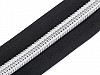 Continuous Nylon Silver Teeth Zipper width 10 mm