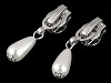 Slider to Nylon Zippers width 6 mm with Faux Pearl