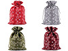 Christmas gift bag snowflakes 20x30 cm