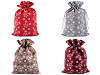 Sac cadeau de Noël Flocons de neige, 20 x 30 cm
