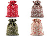 Christmas gift bag snowflakes 20x30 cm