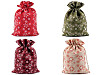 Bolsa de regalo, copos de nieve 20x30 cm