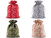 Bolsa de regalo, copos de nieve 20x30 cm