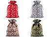 Christmas gift bag snowflakes 20x30 cm