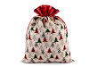 Christmas gift bag 30x40 cm, imitation jute