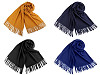 Tuch / Pashmina Schal mit Fransen 65x180 cm