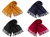 Sciarpa / Scialle tipo Pashmina, con frange, dimensioni: 65 x 180 cm