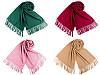 Šátek / šála typu pashmina s třásněmi 65x180 cm