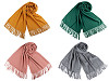 Szal / chusta typu pashmina z frędzlami 65x180 cm