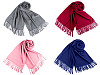 Sciarpa / Scialle tipo Pashmina, con frange, dimensioni: 65 x 180 cm