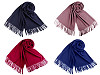 Szal / chusta typu pashmina z frędzlami 65x180 cm