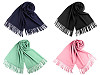 Šátek / šála typu pashmina s třásněmi 65x180 cm
